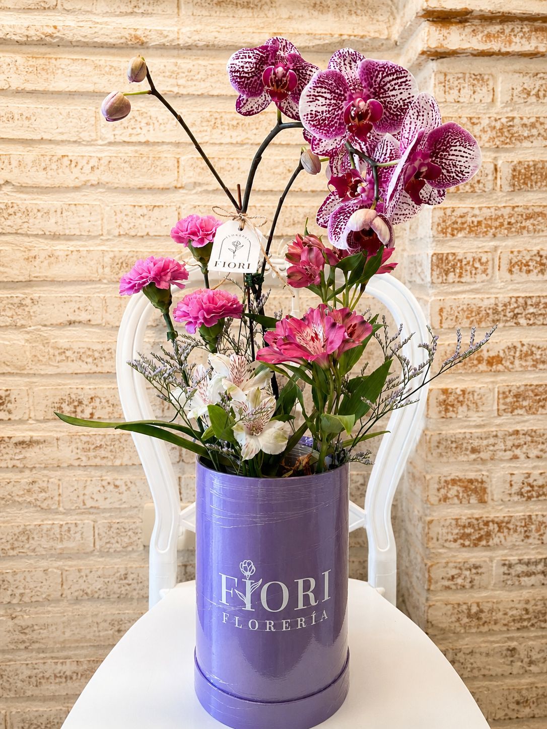 BOX 125 - ORQUIDEAS ( BOX ROSA Y LILA )