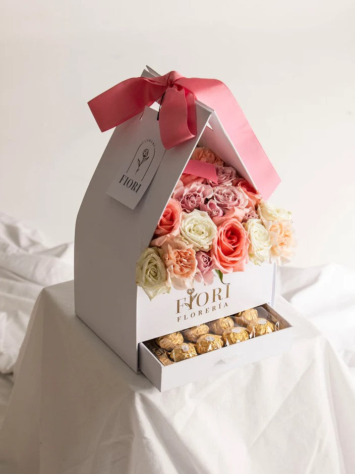 BOX105 FLORES Y FERRERO ROCHER