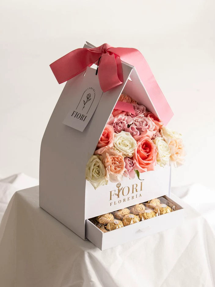 BOX105 FLORES Y FERRERO ROCHER