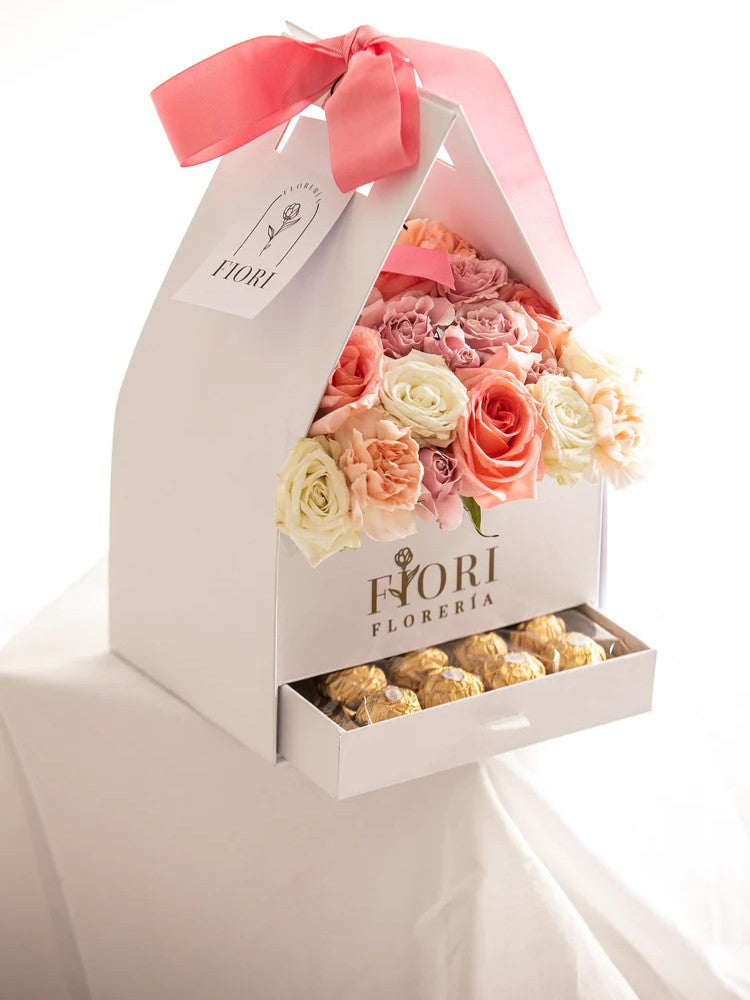 BOX105 FLORES Y FERRERO ROCHER
