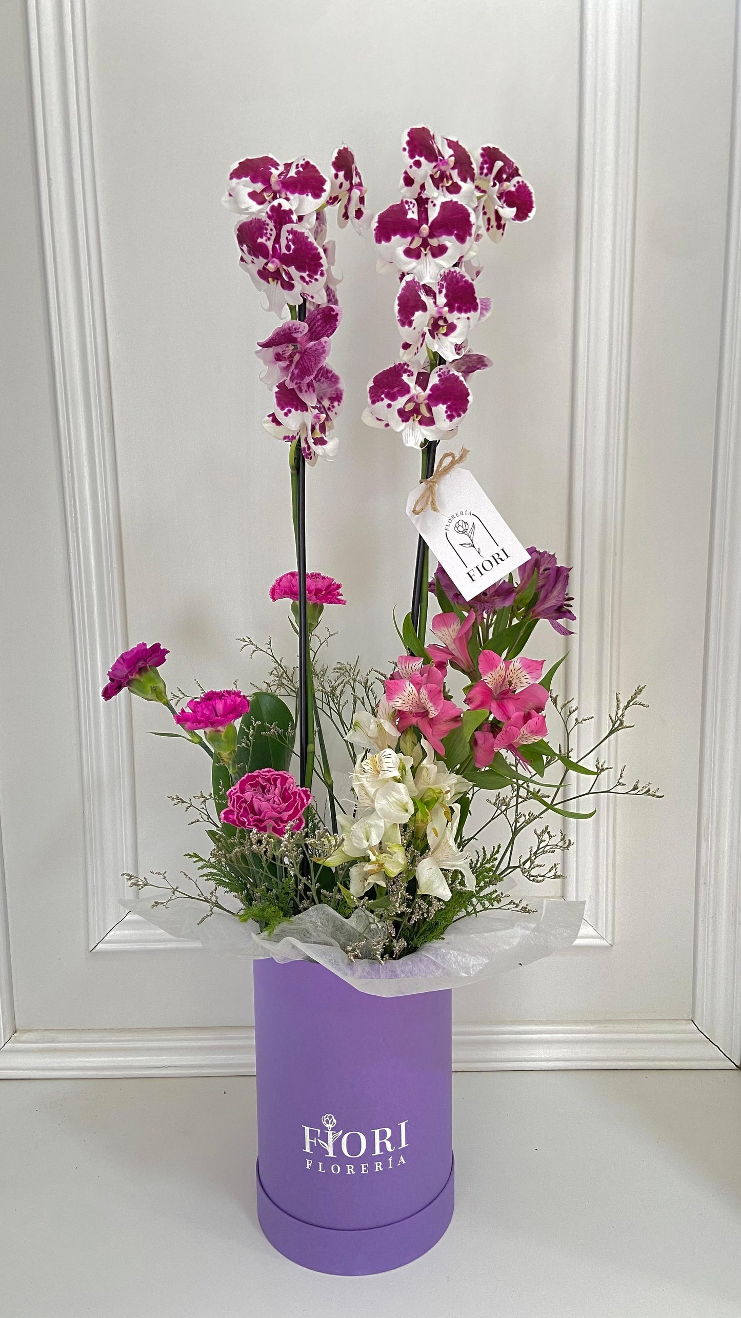 BOX 125 - ORQUIDEAS ( BOX ROSA Y LILA )