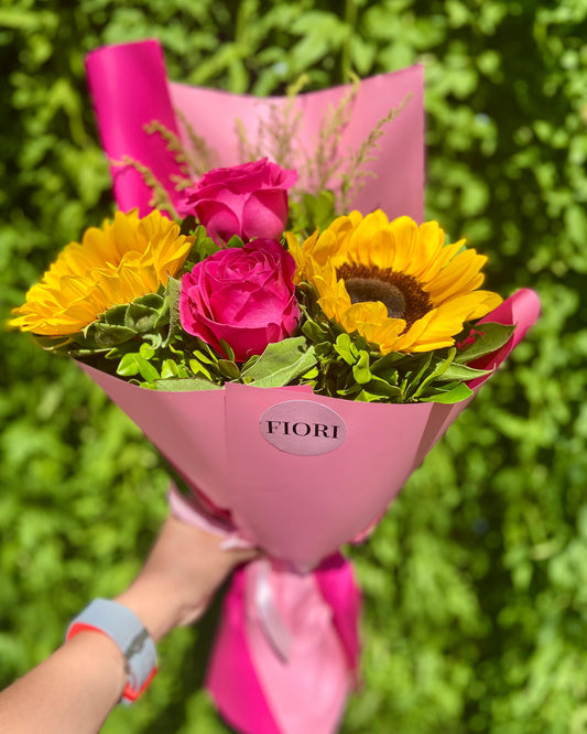 MINI20 GIRASOL MAS ROSAS